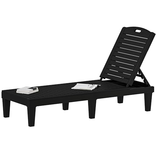 DWVO Plastic Chaise Lounger