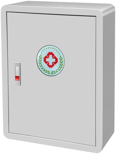 Double Compartment Wall Mounted Locking Cabinet | Dual Locking - View #2