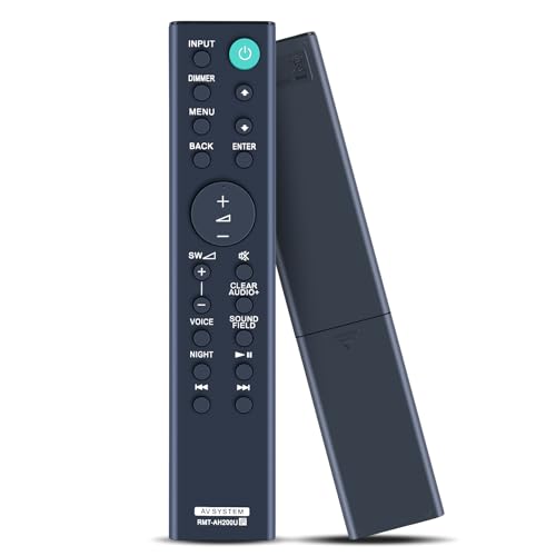 GOUYESHO Fernbedienung RMT-AH200U für Sony Soundbar AV System HT-CT390 HT-RT3 SA-WRT3 HT-RT3 HT-RT4 HT-RT40 SA-CT390 RMTAH200U