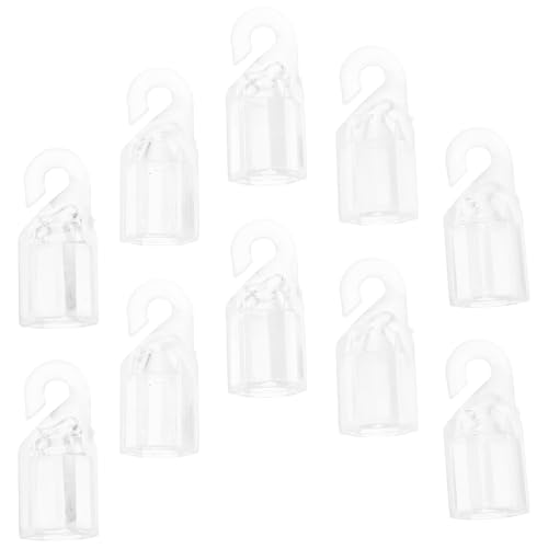 ELEOUTI 10 Pezzi Ganci per Asta Verticale per Tende in