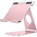 Produktbild OMOTON Tablet Ständer, Tablet Stand, Verstellbare Tablet Halterung für Online-Kurse/Arbeit, Aluminium Tablet Halter mit iPad Air 4 / Mini, iPad 10.2/9.7 und Anderen Tab bis zu 12.9 Zoll, Rose Gold