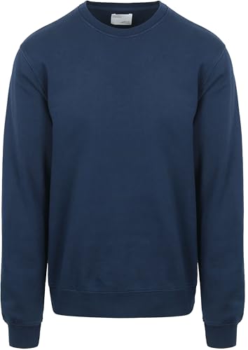 Colorful Standard Felpa Blu Scuro - Uomo - Abbigliamento - Moda, Blu scuro,Blu, M