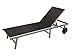 Produktbild Gartenliege Rollenliege Sonnenliege Gartenmöbel Liege Alu + Gewebe schwarz