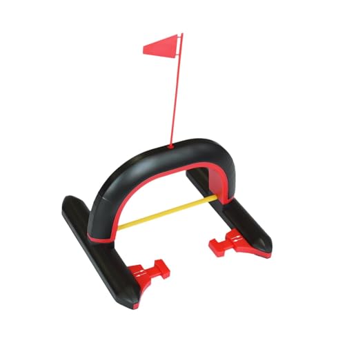 Oshhni ゴルフパッティングゲート ゴルフパッティングトレーニング補助具 ポータブル ユニーク 滑り止め ゴルフパター練習器具 ゲーム 屋外 オフィス用
