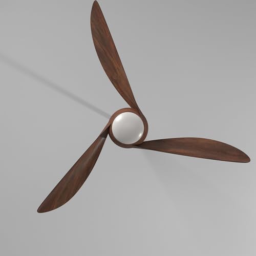 MINKA-AIRE F844-DK Light Wave 52 Inch Ceiling Fan with LED Light Kit, Brown Distressed Koa Finish