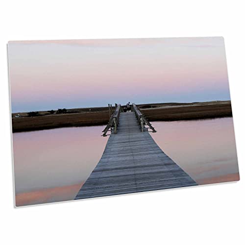3dRose Sandwich Boardwalk, Cape Cod, Massachusetts, USA - Pad para escritorio