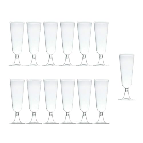 透明 使い捨て 硬質プラスチック シャンパングラス 150ml 50個入り 赤ワイングラス ゴブレット ワイングラス パーティー パーティー用品 (透明,150ml 50個入)