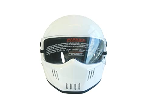 Crg Full Face Motorcycle Street Bike Fiberglass Helmet Dot Certified Atv-6- Parent White Size Large #TOP2