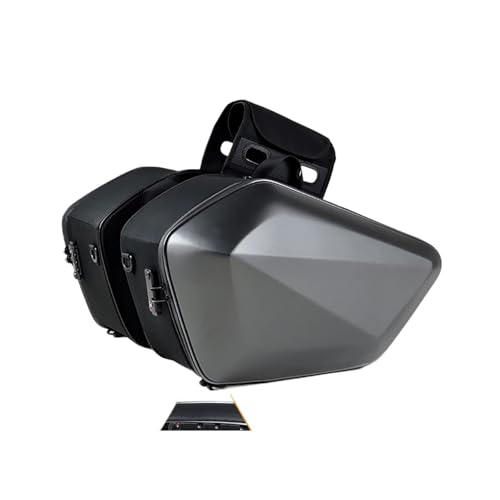 Sacoche moto étanche anti-chute avec coque rigide ABS gris