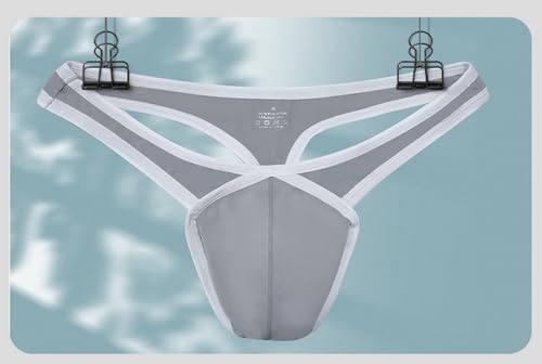 Men's Underwear Low Waist Sexy Thong U Convex Bikini Underwears Briefs4