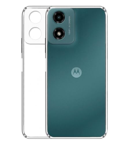 Image of Soft Silicone TPU Back Cover Compatible with Moto G04 / Motorola G04