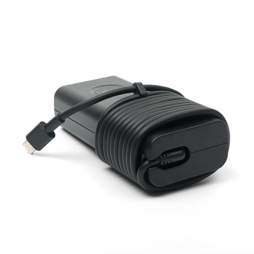 Image of Dell 65W USB C Laptop Charger,Latitude 5500 5501 5510 5511 5520 5521 5530 5531 5540 AC Adapter with 3ft Power Cord, Black, HA65NM190