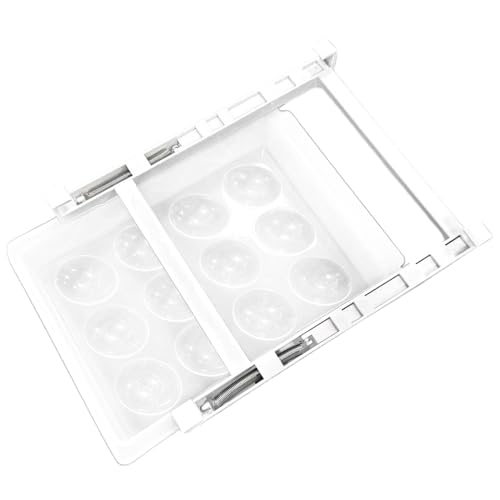 Cajón de huevos para refrigerador, caja de almacenamiento de huevos - Bandeja de huevos transparente para refrigerador,Cajas de cajones de huevos apilables, contenedor de almacenamiento de huevos para