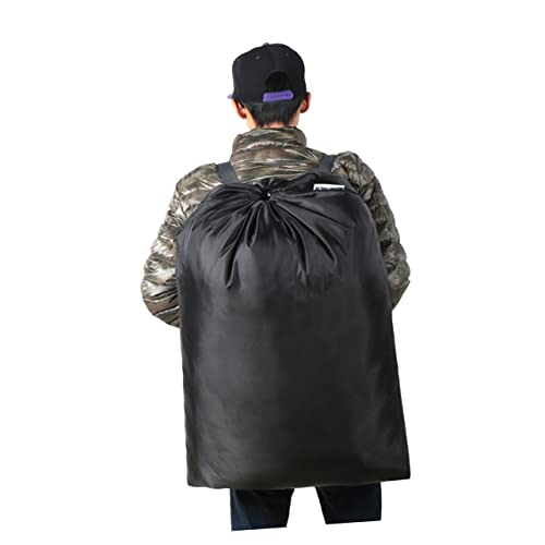 Cabilock Garment Bag Waterproof Suit Case for Long Dresses Coats Sweaters Large Capacity Storage Bag Black3