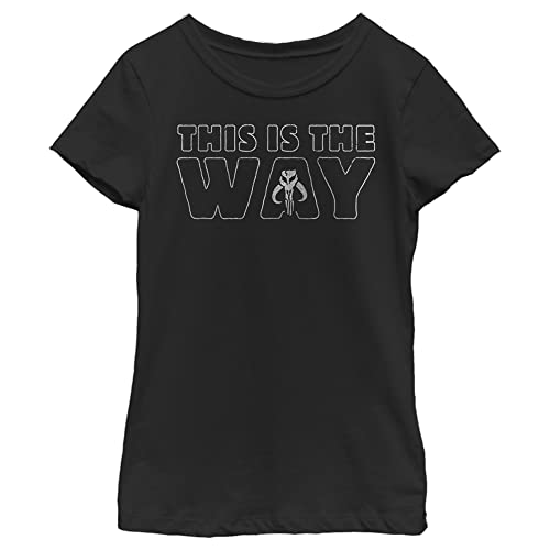The Mandalorian Girl's Star Wars This is The Way Skull T-Shirt