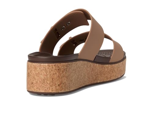Image of Crocs Women's Brooklyn Cork Buckle Sandals