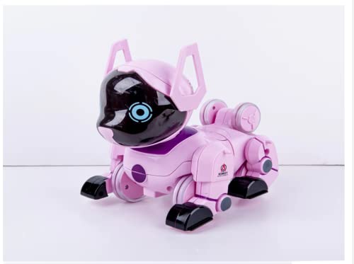 Super ToysWatch Control Robot Dog Toy.Smart Watch Control Intelligent RC Robot,Dancing,Music Light, Flip Roll Puppy Smart Stunt Dog