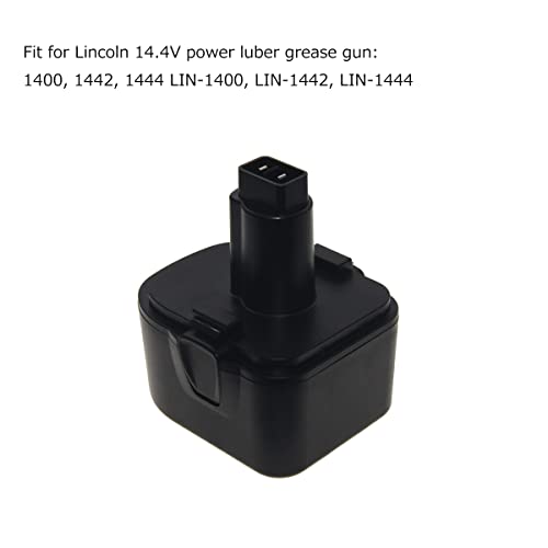 Image of Battery 14.4V 2Ah NiCd Replace for Lincoln Power luber Grease Gun 1400 1401 1442 1444