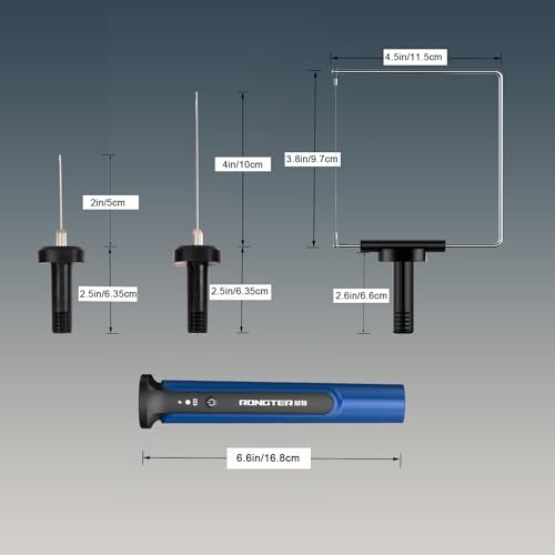 3 in 1 Hot Wire Foam Cutter Kit,Blue Foam Cutter Electric Foam Cutting Tool, Heated Foam Carving Knife Kit