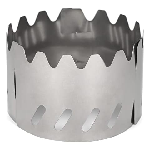 Portable Outdoor Ultralight Titanium Alcohol Stove Rack Windscreen Camping Hiking Backpacking Cover