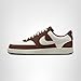 Nike Women's Court Vision Low Nubuck Shoes, Sail/Sail-Cacao Wow-Coconut Milk, 7