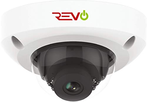 Revo America Ultra HD 4MP Audio Capable IP IK10 Vandal Resistant Mini Dome