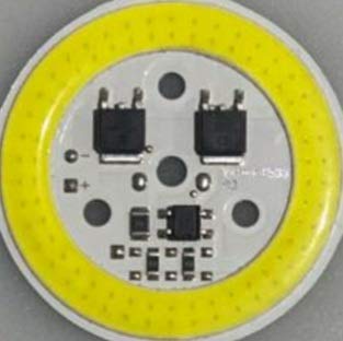 noval 15w 220v led cob chip ring white with integrated smart ic driver and with heat transferable past to fix on heat sink (cool white, pack of 1)