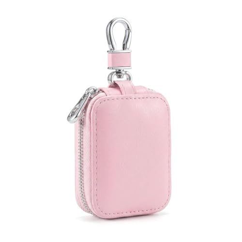 Étui pour écouteurs anti-perte rose, sacoche pour clés USB et câbles