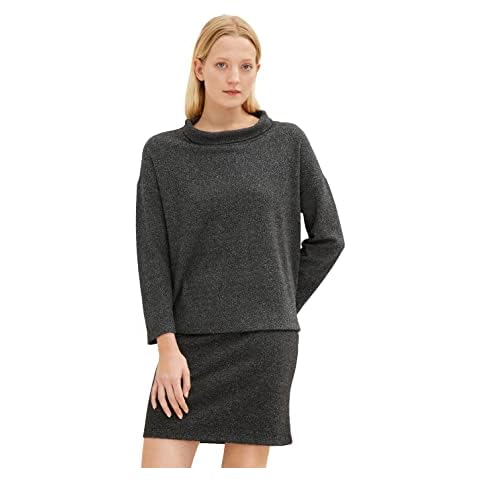 TOM TAILOR Women's Loose Fit Sweatshirt Cover