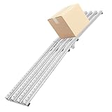 Collocatable Conveyor Roller, 79×12In Portable Roller Conveyor Table, Foldable Unpowered Conveyor Belt Table, Light-Duty Conveyor for Warehouse, Loading Dock, Factory