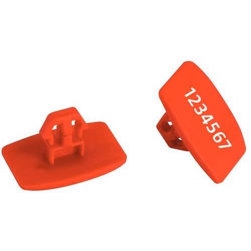 DSTOCK60 - Scellé Rouge pour Bac Gerbable Multifonctions (Lot de 500)