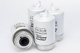 Baldwin BF7674-D Fuel Filter 4-Pack – Microlite Secondary Fuel/Water Separator w/Drain, 13 Micron,