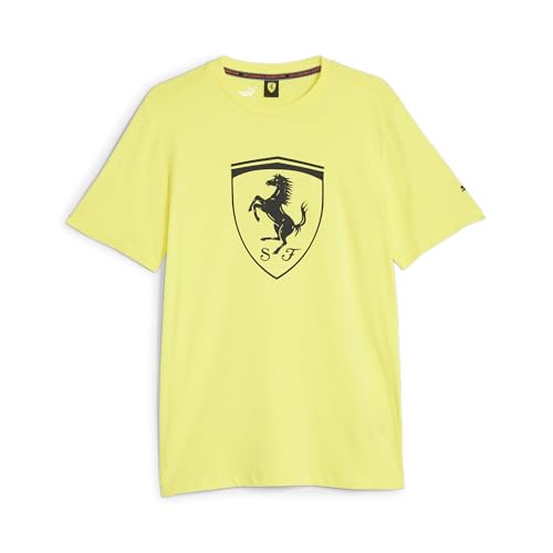 T-Shirt PUMA Scuderia Ferrari Race Shield Homme vêtement de sport noir taille S au XXL