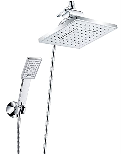 Rain Shower Head with Handheld Spray 5 ft
