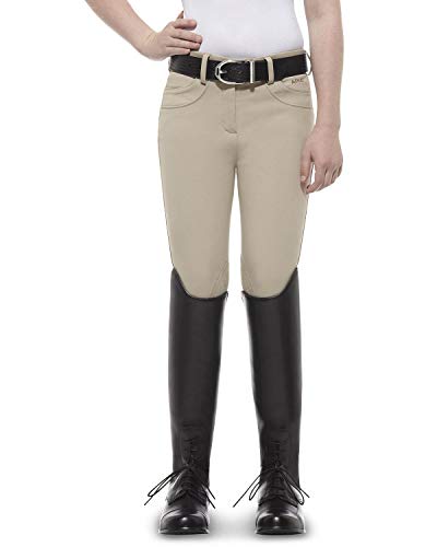 Ariat Kid's Olympia Knee Patch Breech Tan Size 10 Regular #TOP1