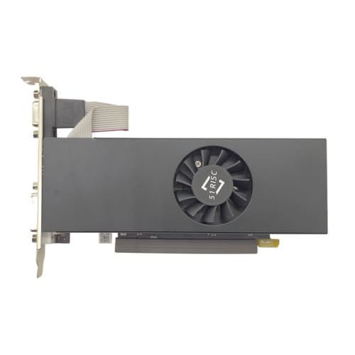 51RISC Radeon RX 550 LP Graphics Card, Low Profile 4GB GDDR5 Small Form Factor Video Card for Gaming 4K Display Desktop/Mini PC SFF Video Card (RX 550 4GB)