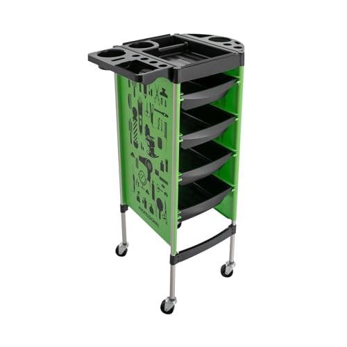 Tanjcxliu Klappbarer 5-Stufen Salonwagen mit Schubladen