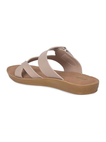 Image of Bata Women's Casual Toe Ring Slipper - Beige