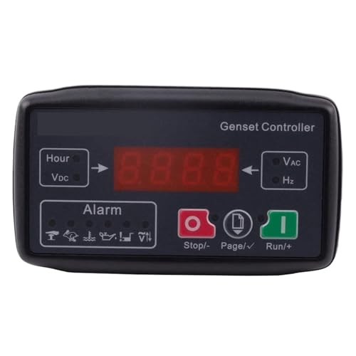 1 unidad MGC100, controlador de grupo electrógeno, módulo de protección de arranque automático, pantalla LED, placa controladora, pieza de generador diésel