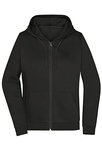 James & Nicholson Damen Basic Kapuzen-Sweatjacke - Leicht taillierte...
