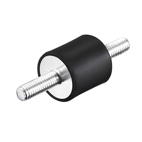 XYWHPGV 20 X 20mm Rubber Mounts Vibration Isolators Shock Absorber W M6 X 18mm Studs 2pcs(ba16d 7bc94 ca639 3e85d e4d42 ba9db