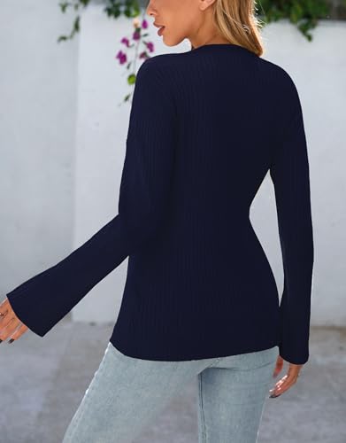 Kedera Women's Button Down Cardigan Sweaters Fall Slim Fit Coat Outerwear Long Sleeve Tops Casual Jackets2