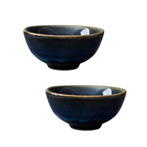 CLISPEED 2個 日式陶瓷酒器入り 滑らかで繊細な和風デザイン 清酒 ワイン 茶用カップ 家や居酒屋に