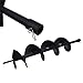 kimllier 6 Inch Earth Auger Drill Bits 4/6/ 8/10/12 Inch for Gas Powered Post Fence Hole Digger Planting Bulbs, Potted Plants