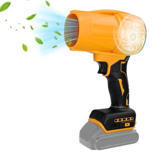 Cordless Leaf Blower for Dewalt 20v Battery, Brushless Dust Blower,30000 RPM Mini Dry Blowers Fan, Handheld Electric Dust Blowers for Home Cleaning, Car, Outdoor(Tool Only) by HLiePiHa - Used condition - US$20.06