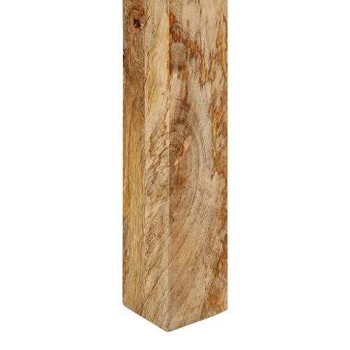 Mesa de bar de madera de mango 112x55 cm para comedor 8