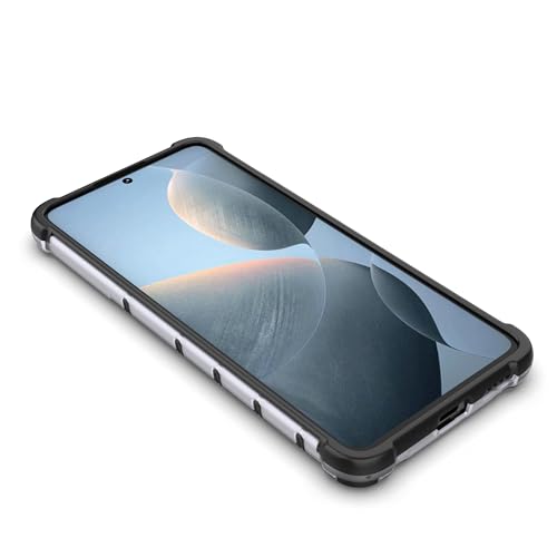 Image of Glasgow Back Case Cover Designed for [ Poco X6 Pro 5G ] (Stylish Look | Shock Proof) - Black