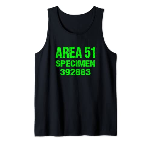Area 51 Groom Lake Retro Halloween Kostüm Roswell Alien UFO Tank Top