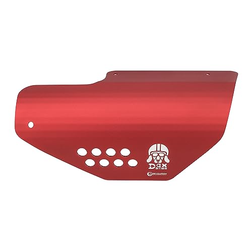 REVOLUTION }t[K[h z_ _bNX125/DAX125p MUFFLER GUARD COVER for Honda ST125 }t[veN^[4F JB04 (Red)