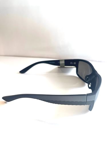 Foster Grant All Terrain Polarized Sunglasses AT 9 rectangular black grey lenses. 5915053